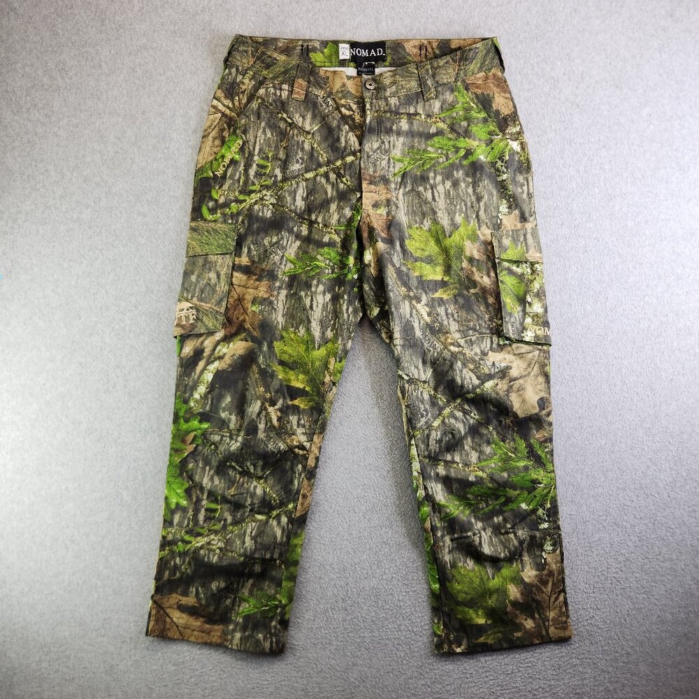 Nomad Green and Brown Cargo Pants